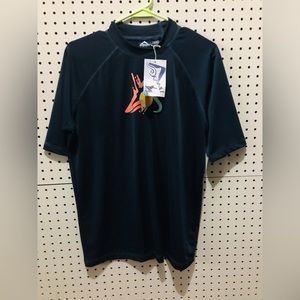 Mens Kanu Surf Rashguard Short Sleeve Size L NWT
